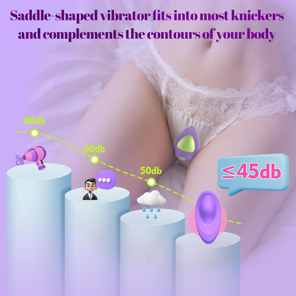 StealthClip Magnetic Wearable Panty Vibrator 10 Modes
