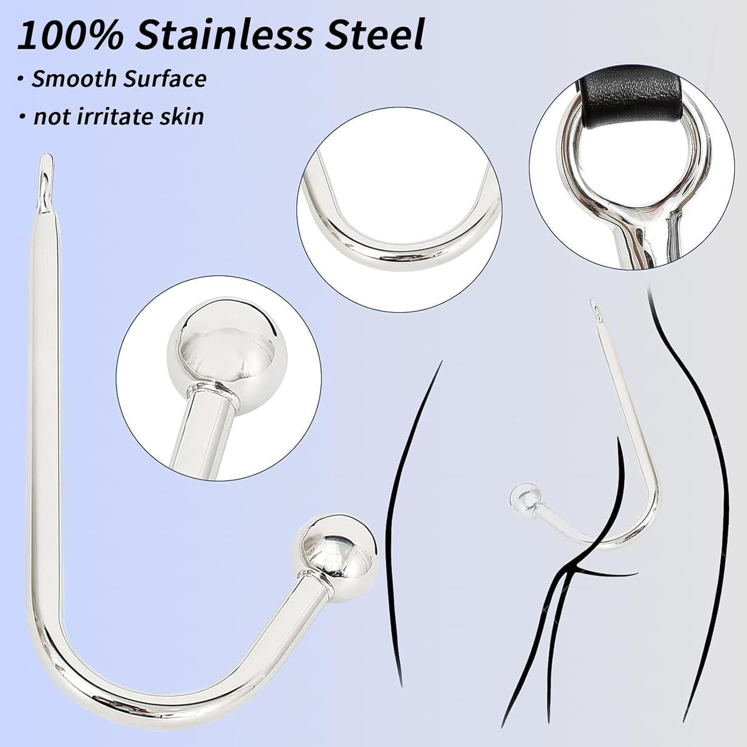 NightBound Anal Hook Harness Bondage Kit with Collar
