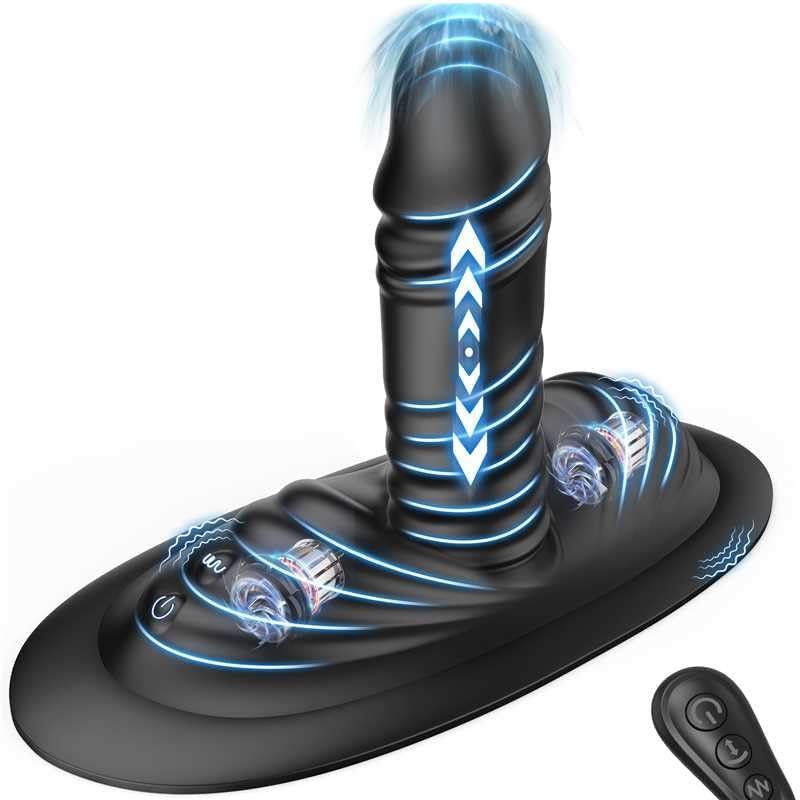 GravionX AI Prostate Massager Thrust Riding Vibrator Remote