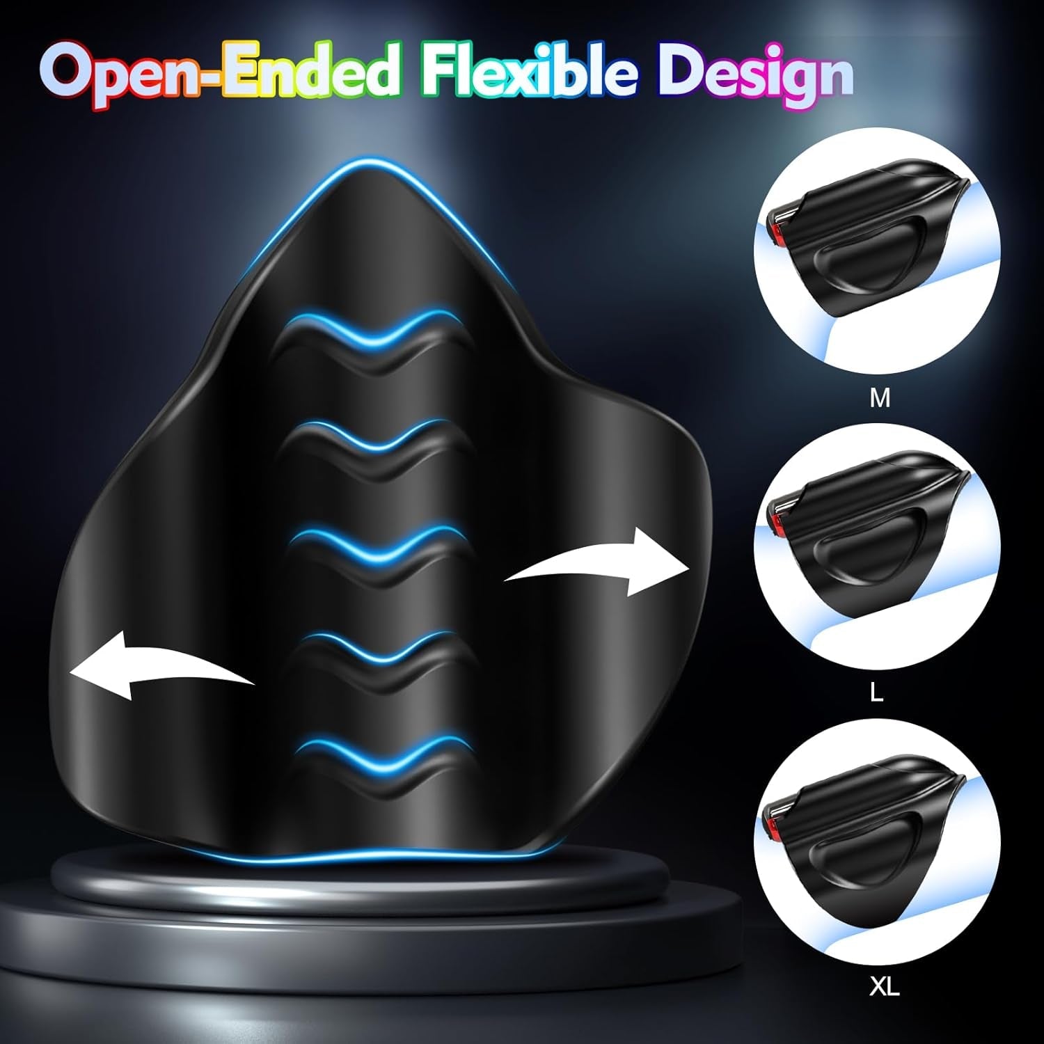 FlexRing Open Sleeve Vibrator 9 Modes Bullet Trainer