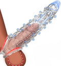 VibeGrain Vibrating Penis Sleeve Clitoral Stimulator TPE