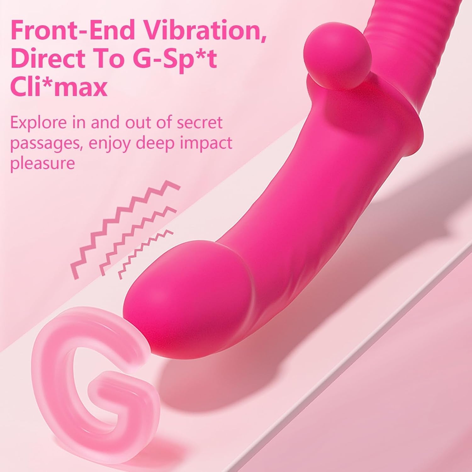 SyncFit Strap On Harness Double Ended Vibrator