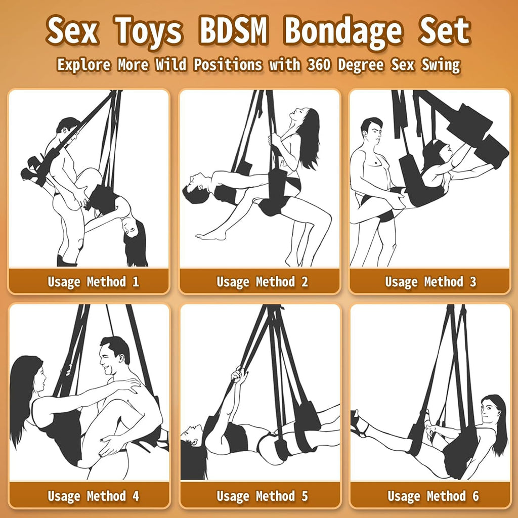 SpireX Spinning Ceiling Sex Swing 300lb Kit