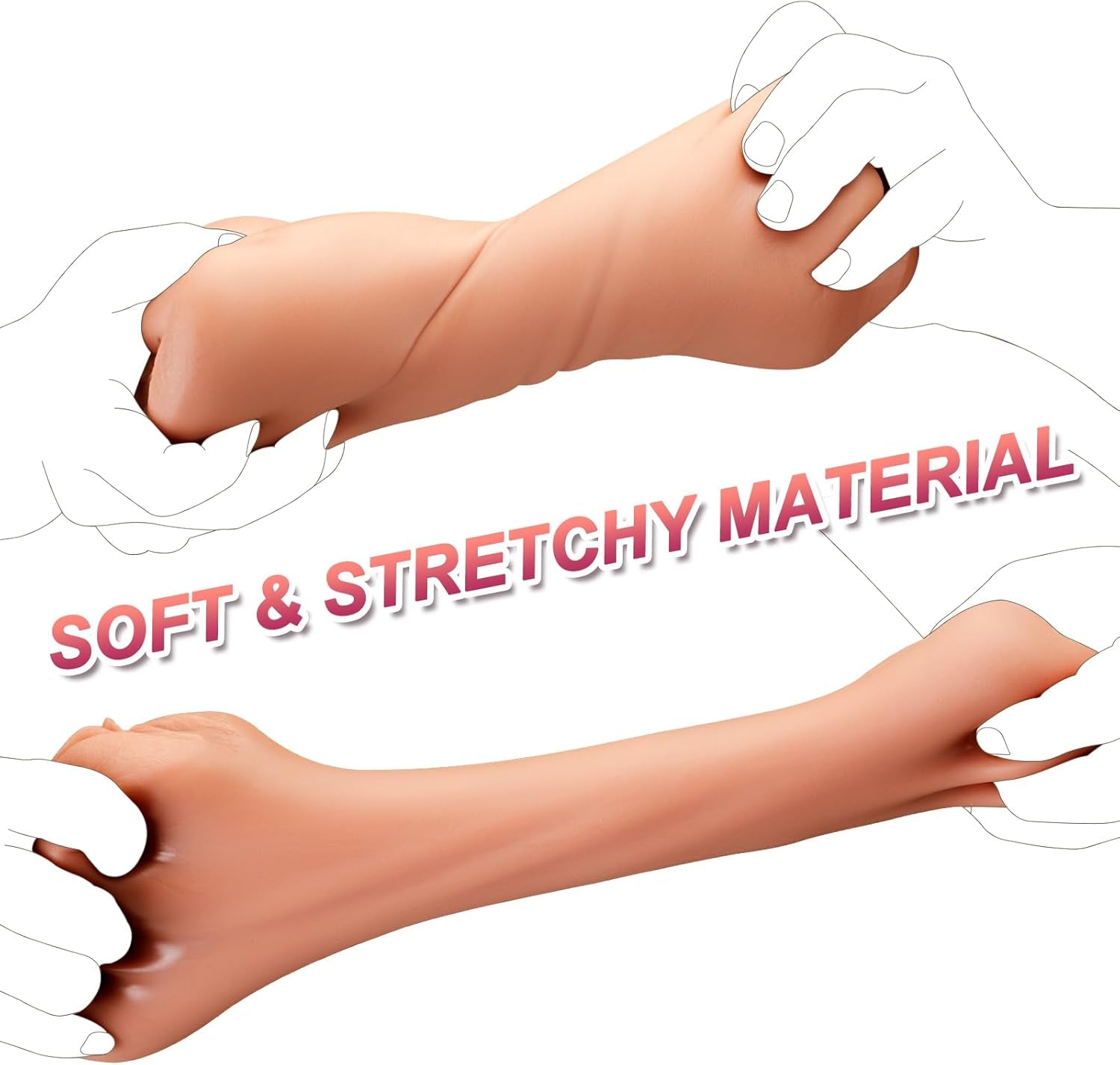 VibraTriple 3-in-1 Vibrating Pocket Pussy Male Stroker