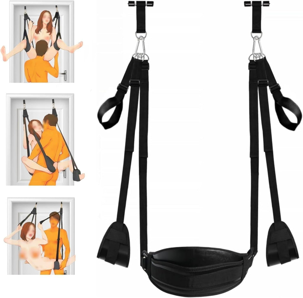 AcryluX Door Sex Swing with PU Cushion 300lb