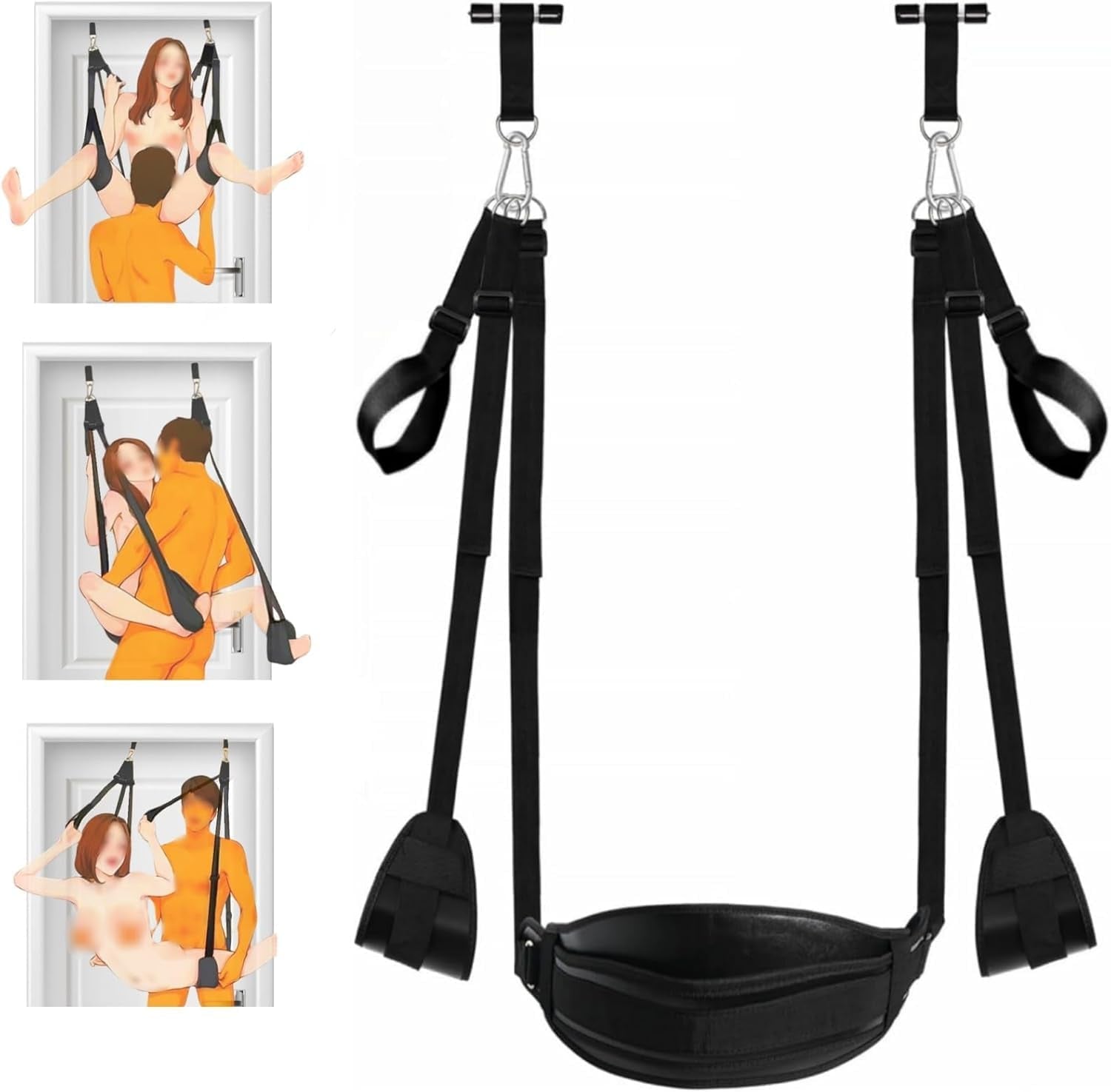 AcryluX Door Sex Swing with PU Cushion 300lb
