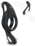 ApexSync Vibrating Cock Ring Dual Silicone Clit Stimulator