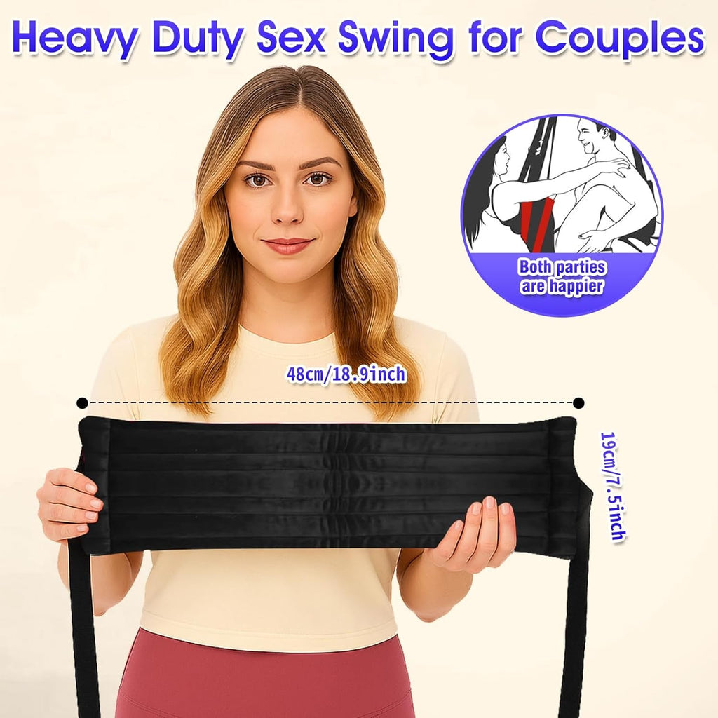 TitanLuxe Heavy Duty 800lb Sex Swing Adjustable