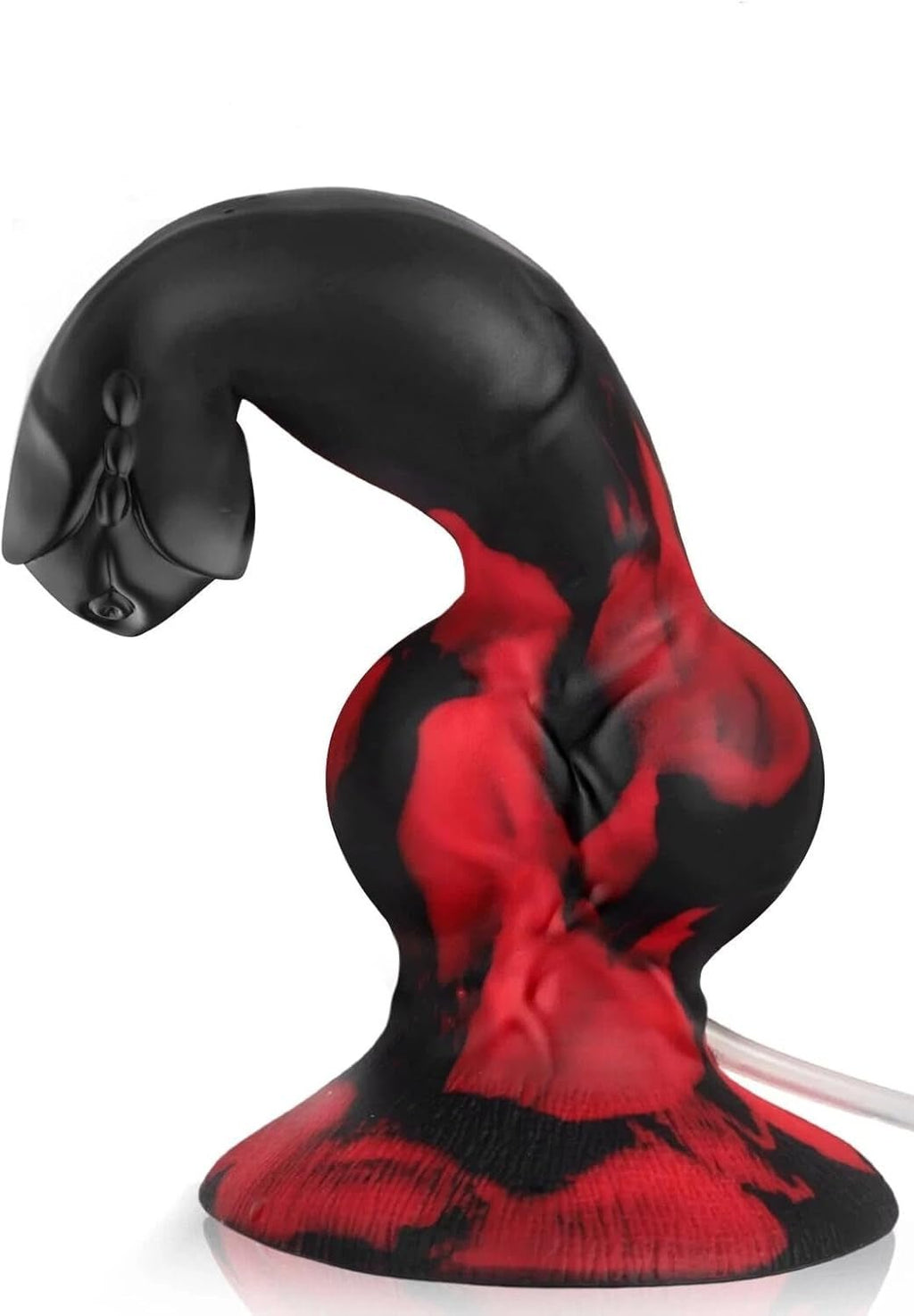 ColorKnot 8.3” Squirting  Silicone Dildo 2 Knots Suction Cup