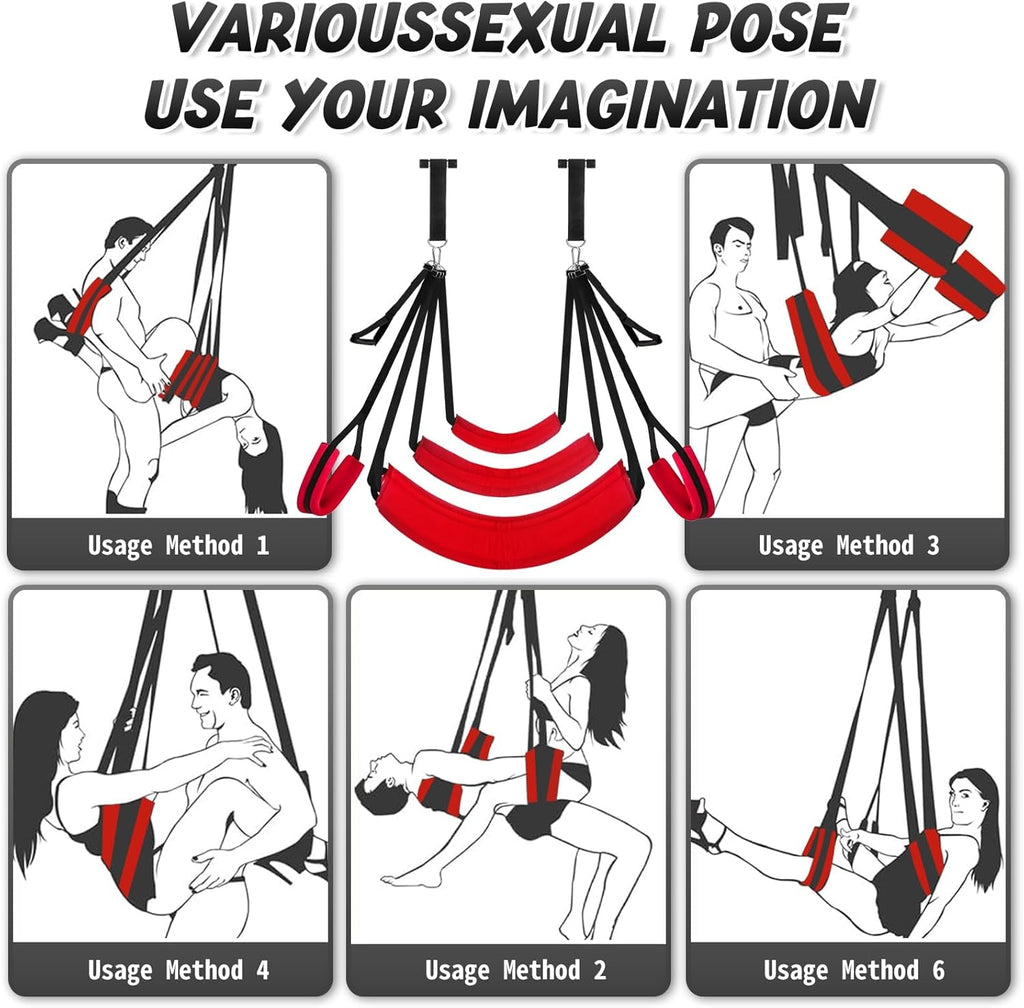 ScarletRise Door Sex Swing 800lb Cushioned