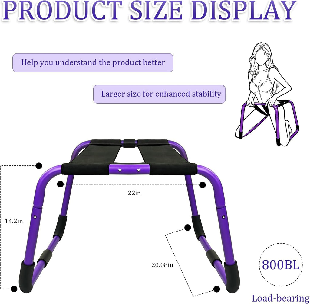 VioletForce XL Heavy Duty Sex Chair 800LB Foldable