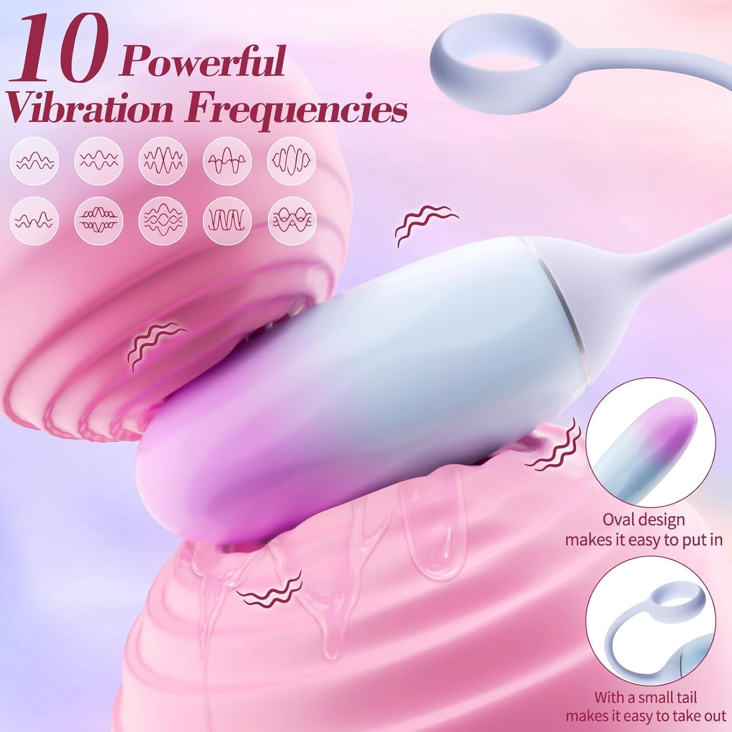 GradientPulse App Remote Vibrating Egg Bullet Waterproof Quiet