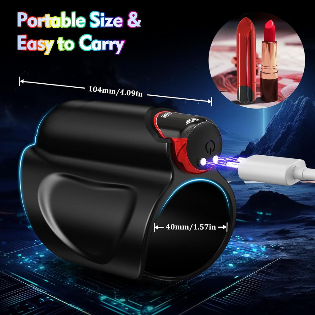 FlexRing Open Sleeve Vibrator 9 Modes Bullet Trainer