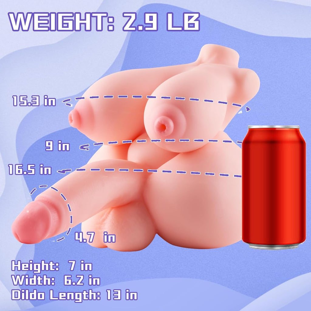 NexaraX 4-in-1 Transgender Sex Doll Pocket Torso TPE