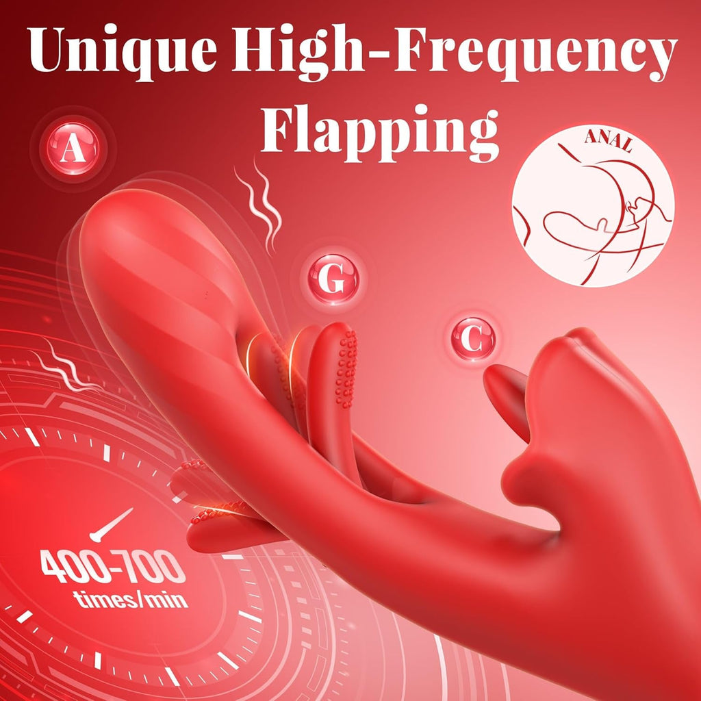 ElyraCore 3-in-1 Tongue Thrust Vibrator G-Spot 7 Modes