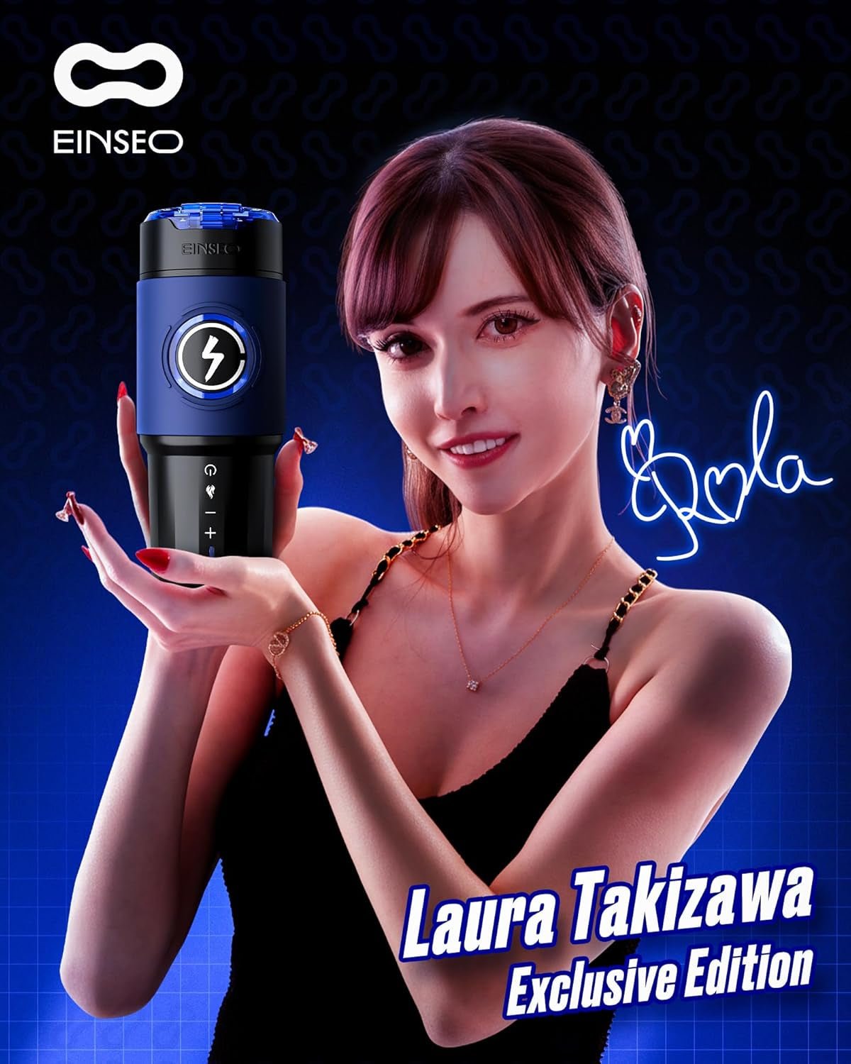 SynthaCore AI App Controlled Thrusting Pocket Pussy 3 Sleeves