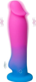 PulseCore8X 7.5” Vibrating Dildo 8 Modes Suction Cup Waterproof
