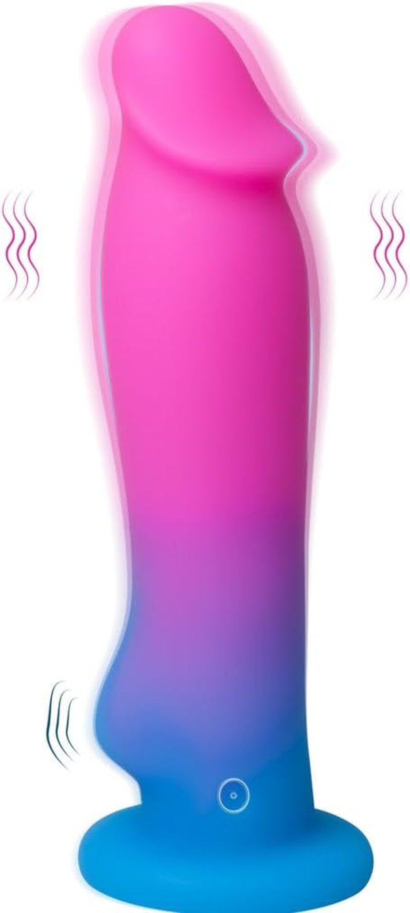 PulseCore8X 7.5” Vibrating Dildo 8 Modes Suction Cup Waterproof