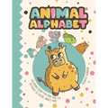 Animal Alphabet - Giraffe Version: Coloring Book For Kids Age 3-6, 26 Pages To Color, Single-Sided - Paperback
