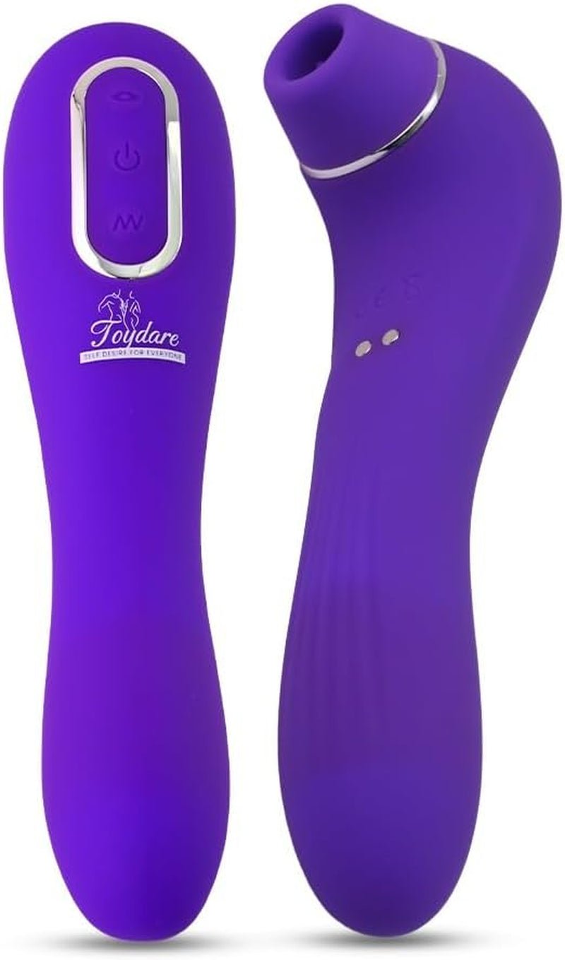 FlexiPulse 2-in-1 Clit Suction Stimulator G-Spot Vibrator Wand