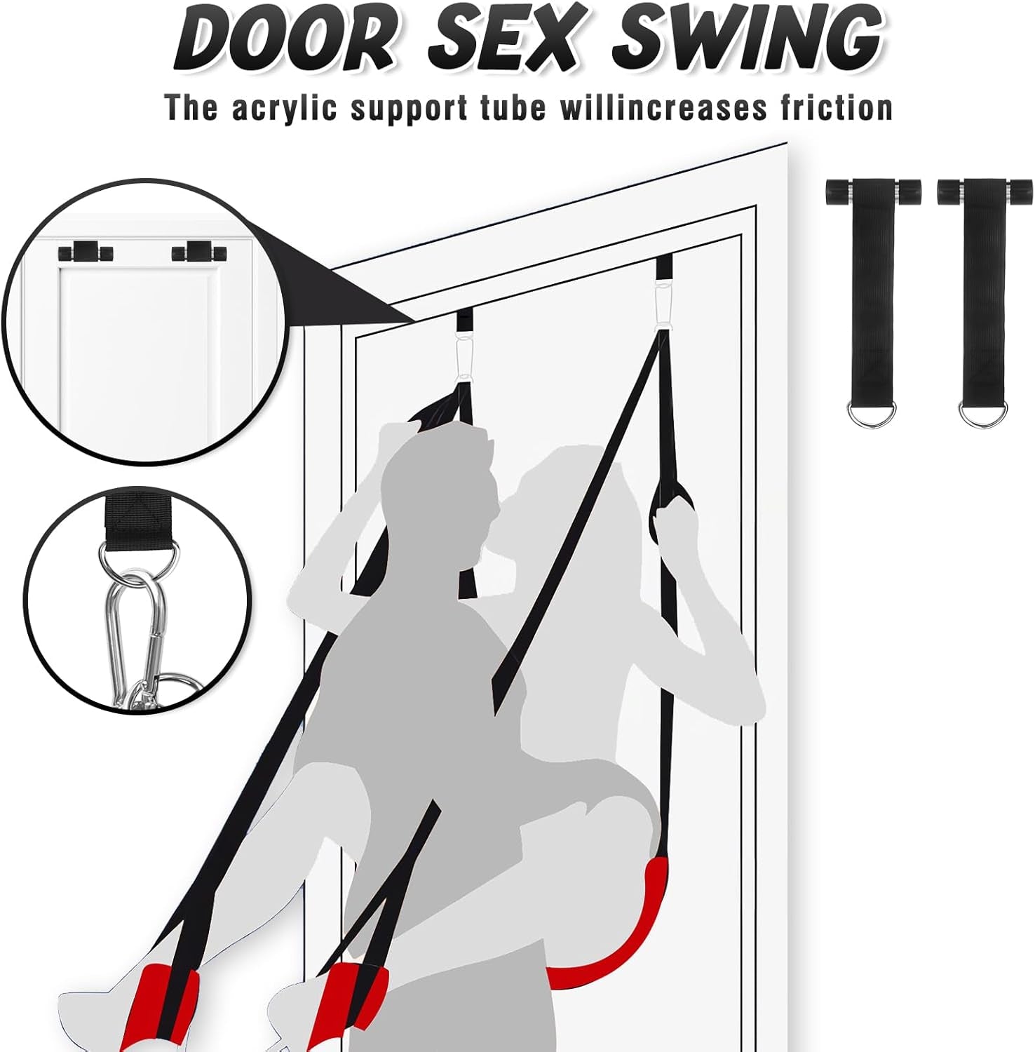 ScarletComfort Door Sex Swing Adjustable Cushioned