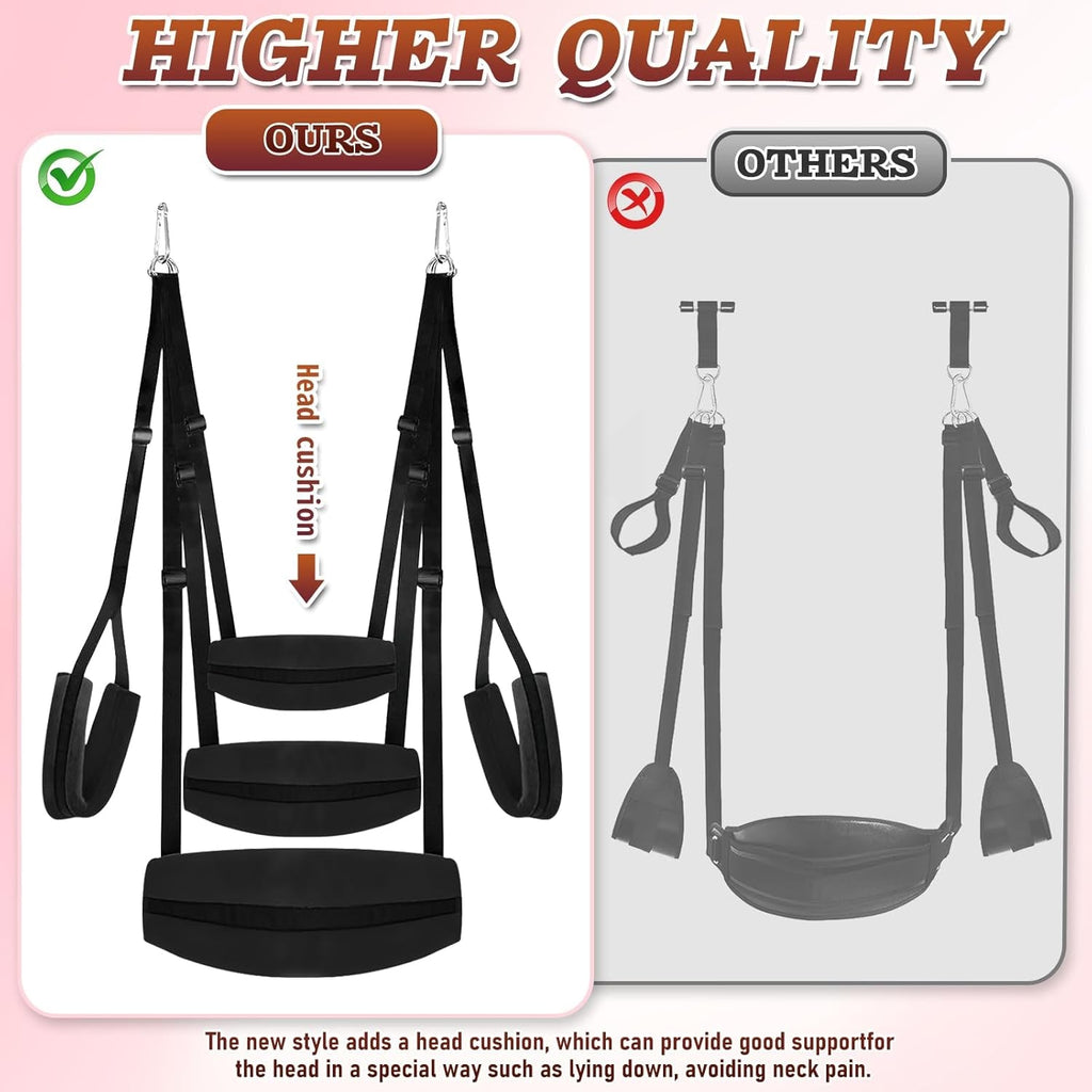 PowerGlide Bondage Sex Swing 500lb Adjustable