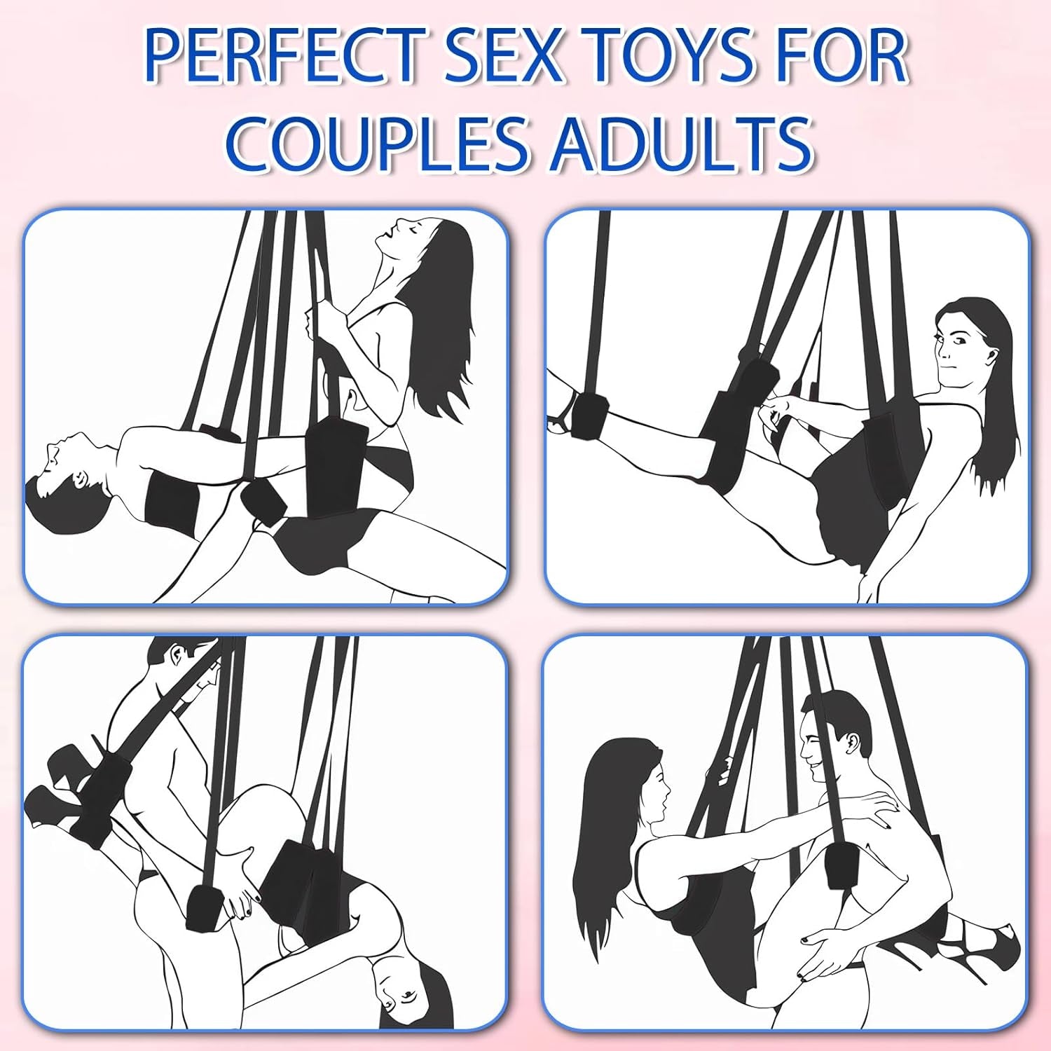 OrbitLux 360° Adjustable Ceiling Sex Swing