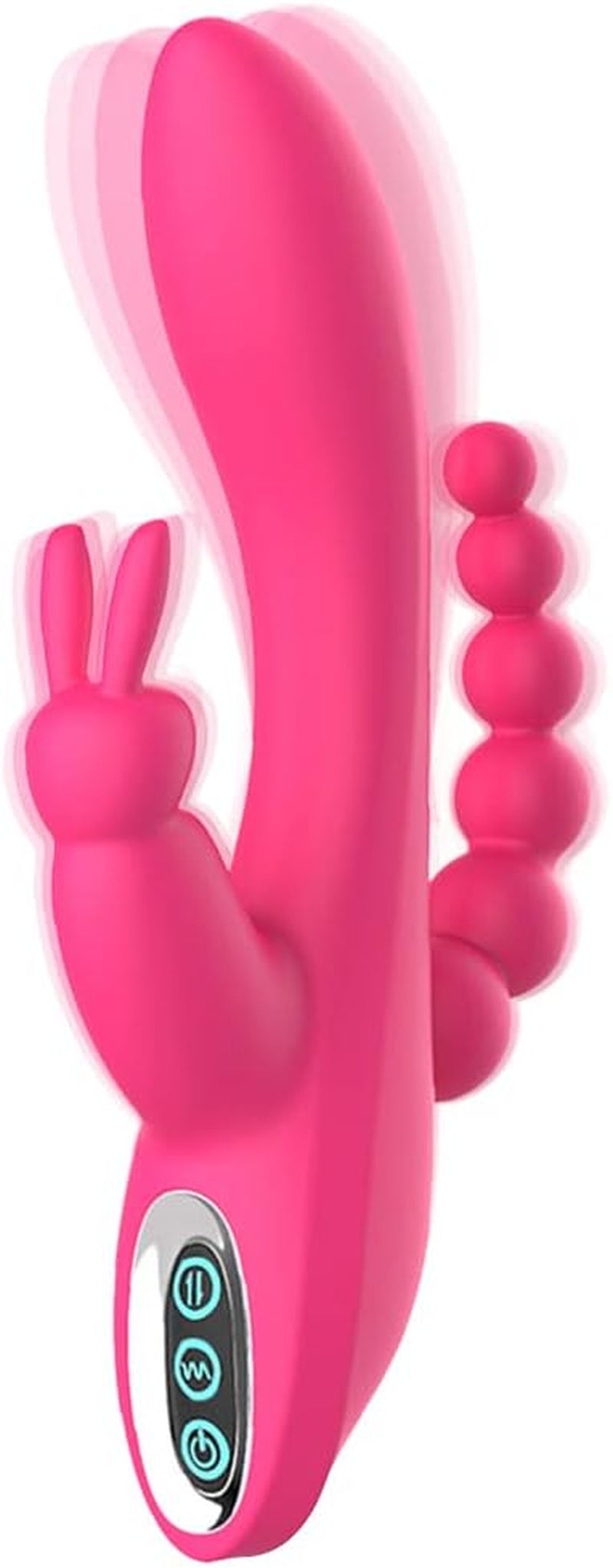 SilkTri 3-in-1 Rabbit Vibrator 7 Modes Quiet Waterproof