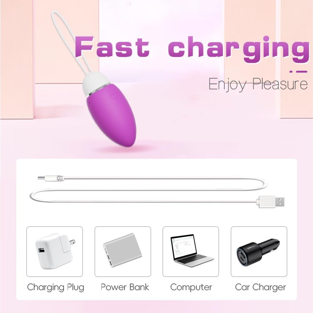 EmeraldSync App Remote Vibrating Egg 10 Modes Waterproof Quiet