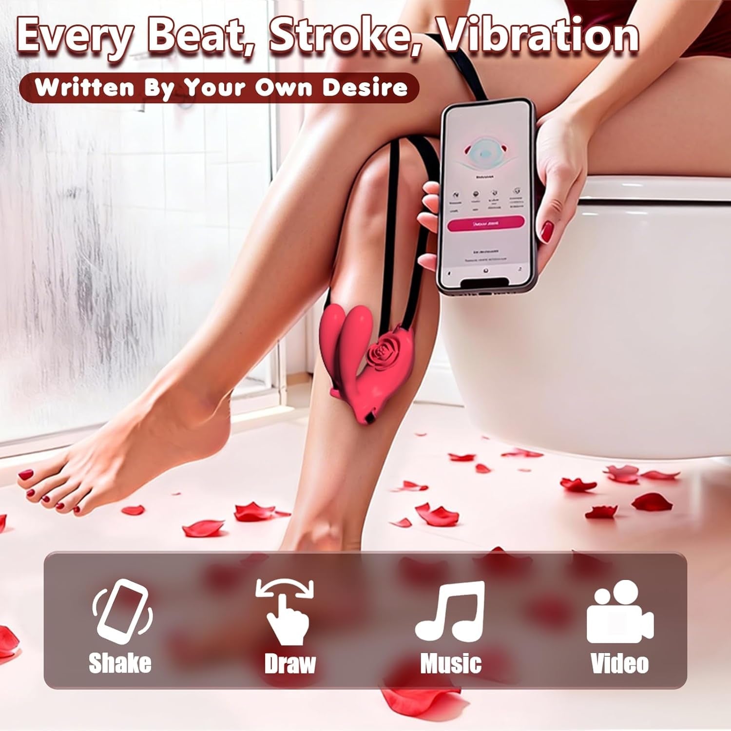 VelmoraSync App Remote Wearable Vibrator Couples G-Spot