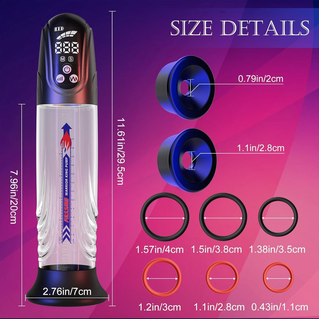 HydraFlux Penis Pump 4 Pressure & Suction Modes