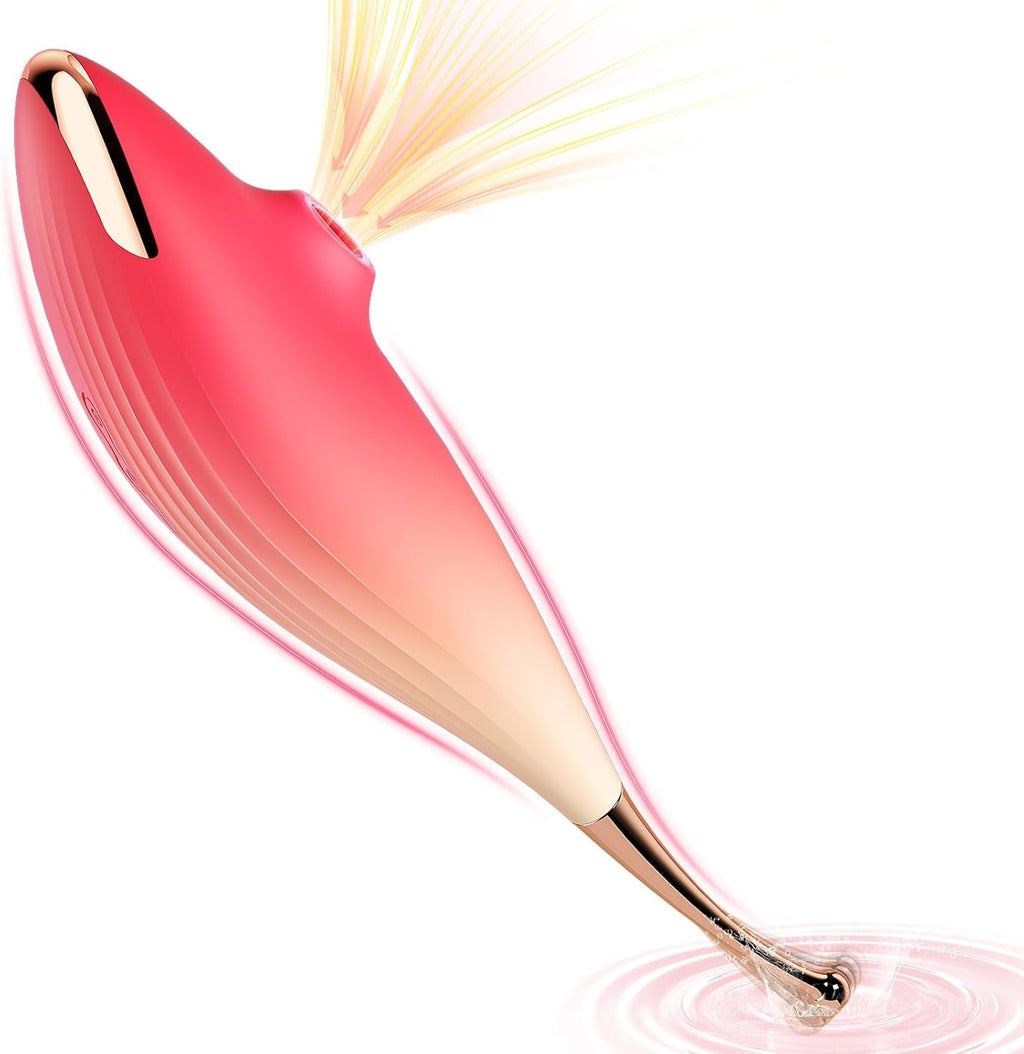 DualWave 2-in-1 Clit Sucker & G-Spot Vibrator Waterproof