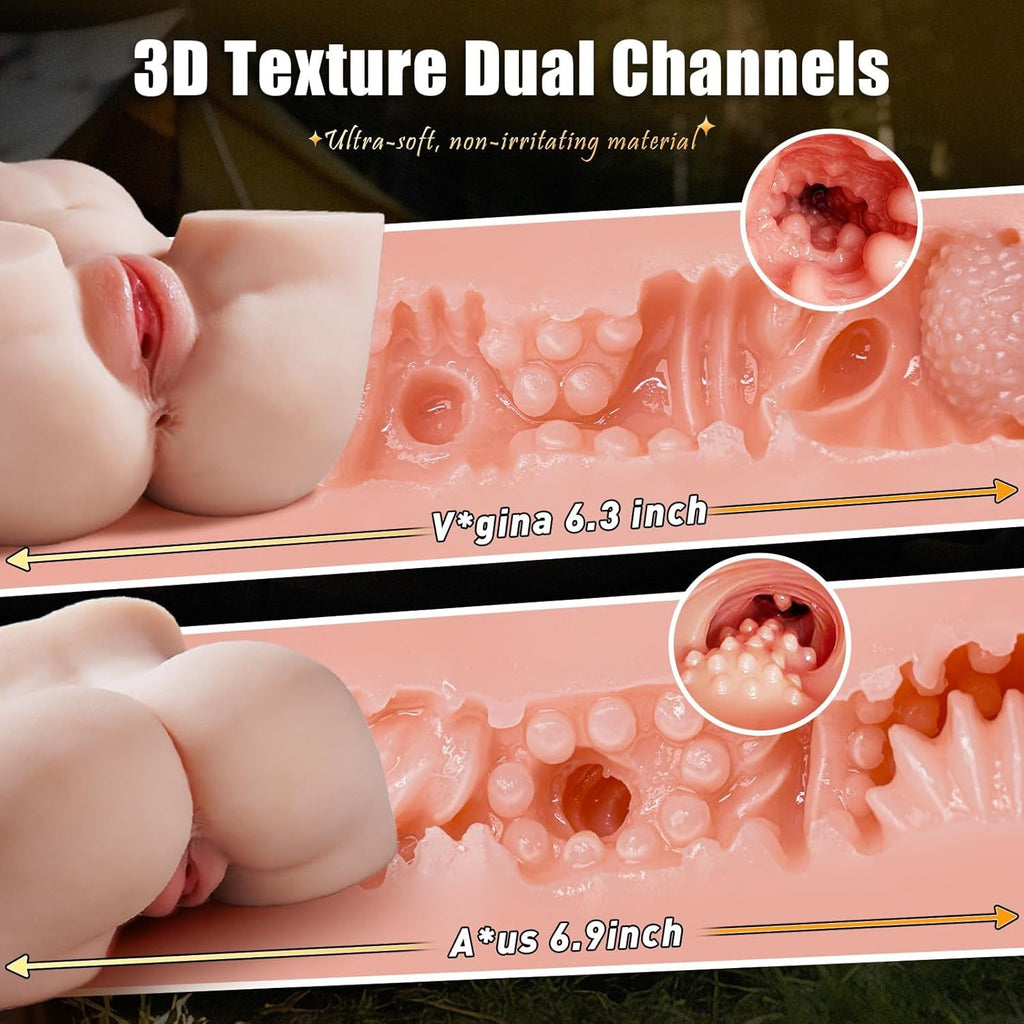 AeroGripX Realistic 7.8LB Dual Channel Stroker Sex Doll