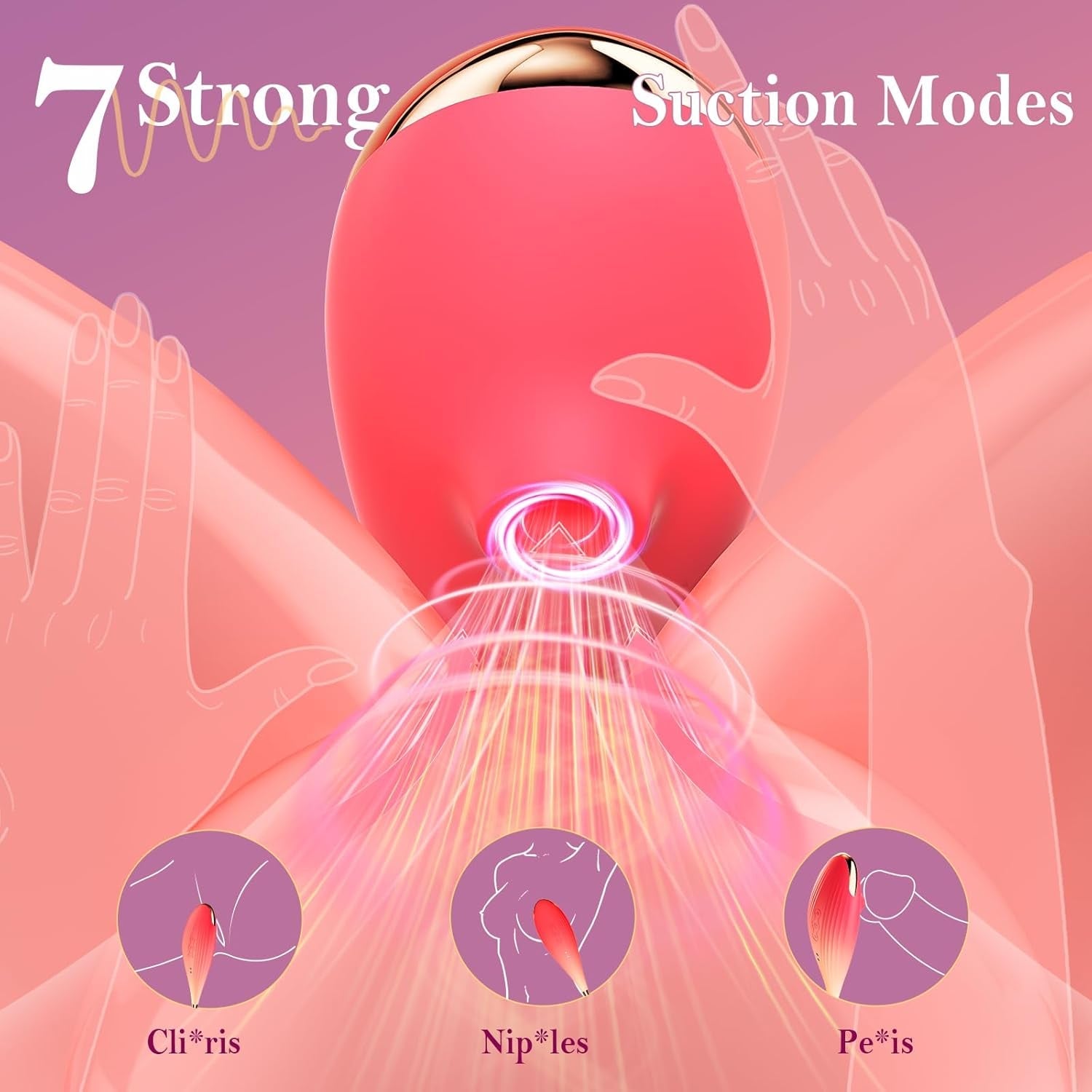 DualWave 2-in-1 Clit Sucker & G-Spot Vibrator Waterproof