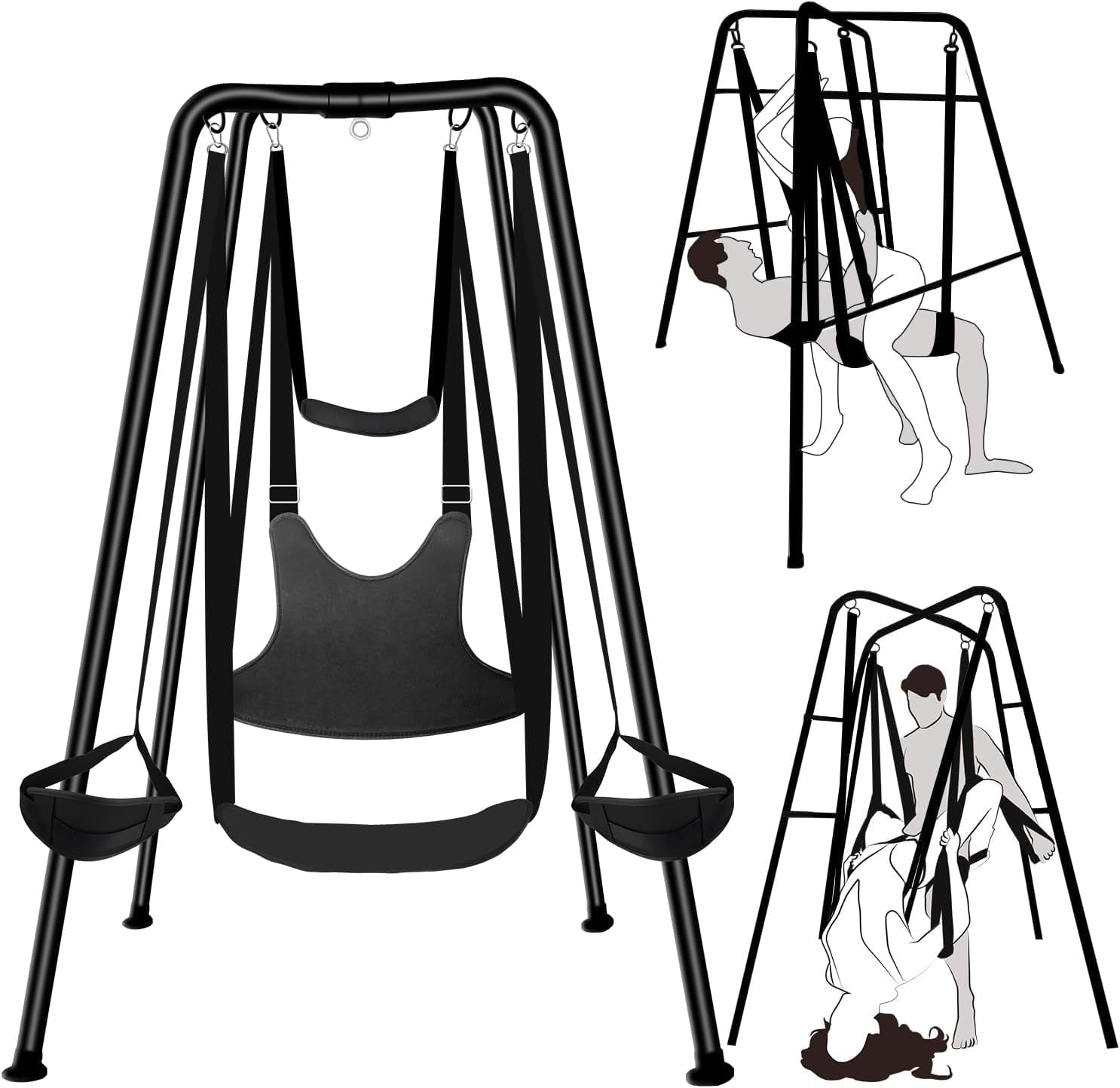 TitanFrame Freestanding Sex Swing Frame 800lb Adjustable