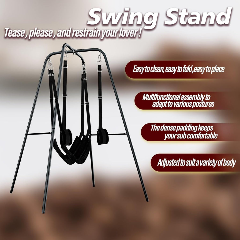 SteelFrame Freestanding Sex Swing Stand 400lb