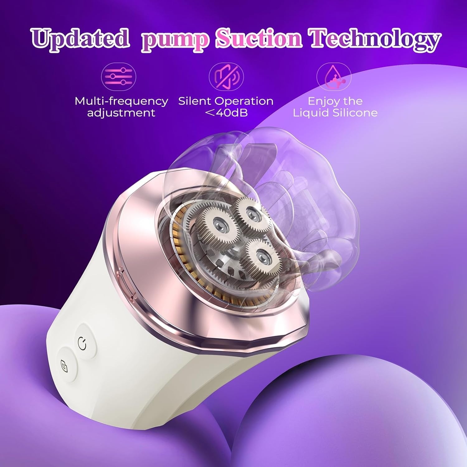 BloomPulse App Control Rose Clit Sucker Vibrator 3-in-1