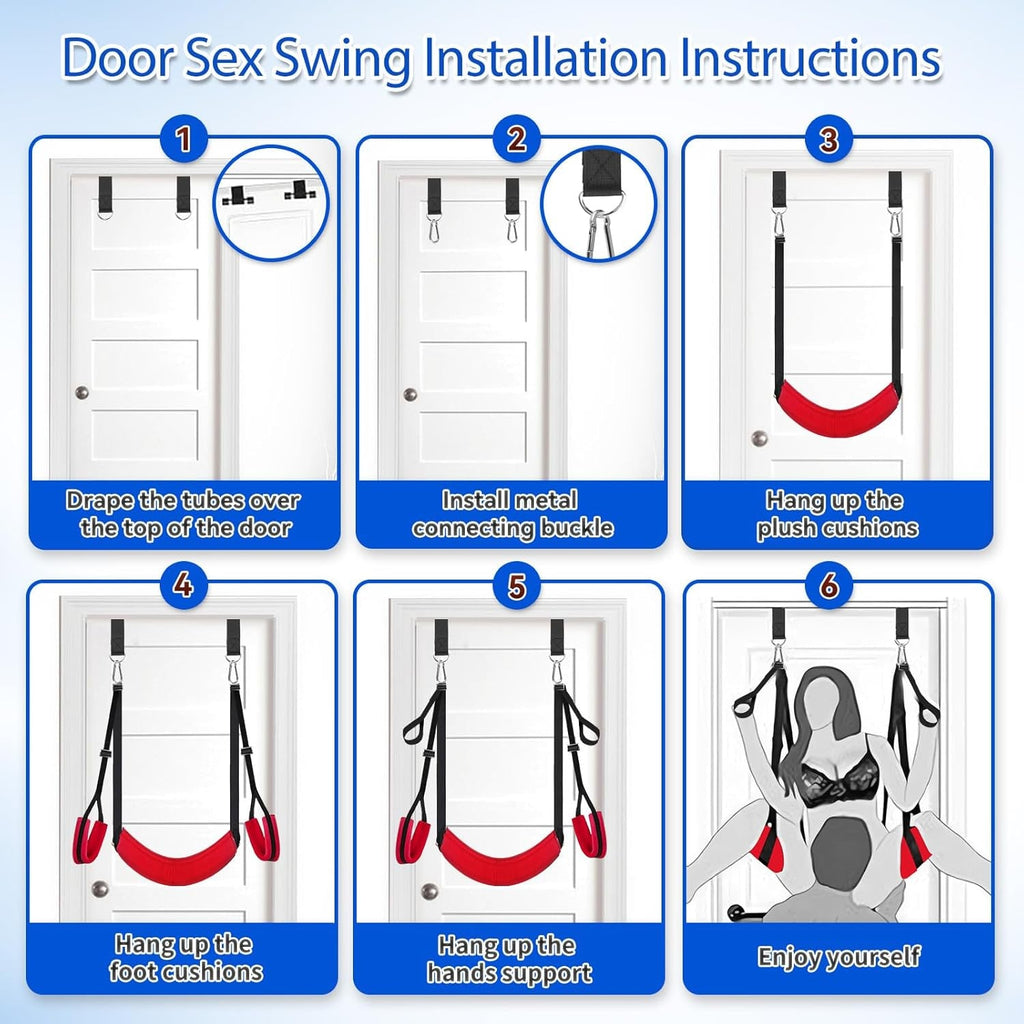 VortexSpin 360° Ceiling BDSM Swing 800lb Adjustable