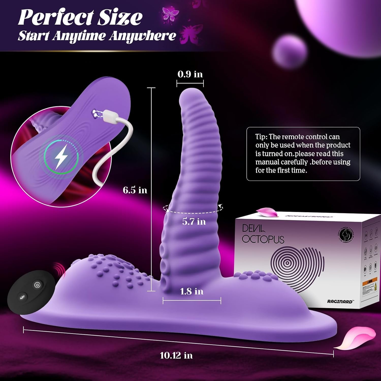 TentacleRide Pro Ride-On Swing Dildo with Remote