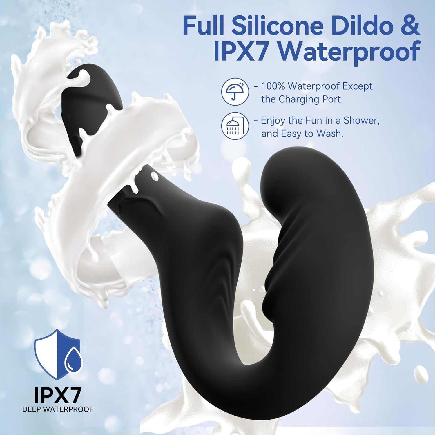 EchoRide Strapless Strap On Vibrator Remote Control