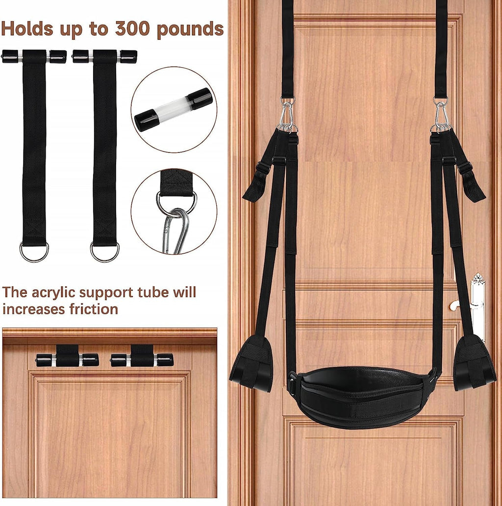 SilvarisX Door Sex Swing with Seat 300lb