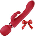 CrimsonWave Rabbit Vibrator Sex Wand  10 Modes Silicone Waterproof