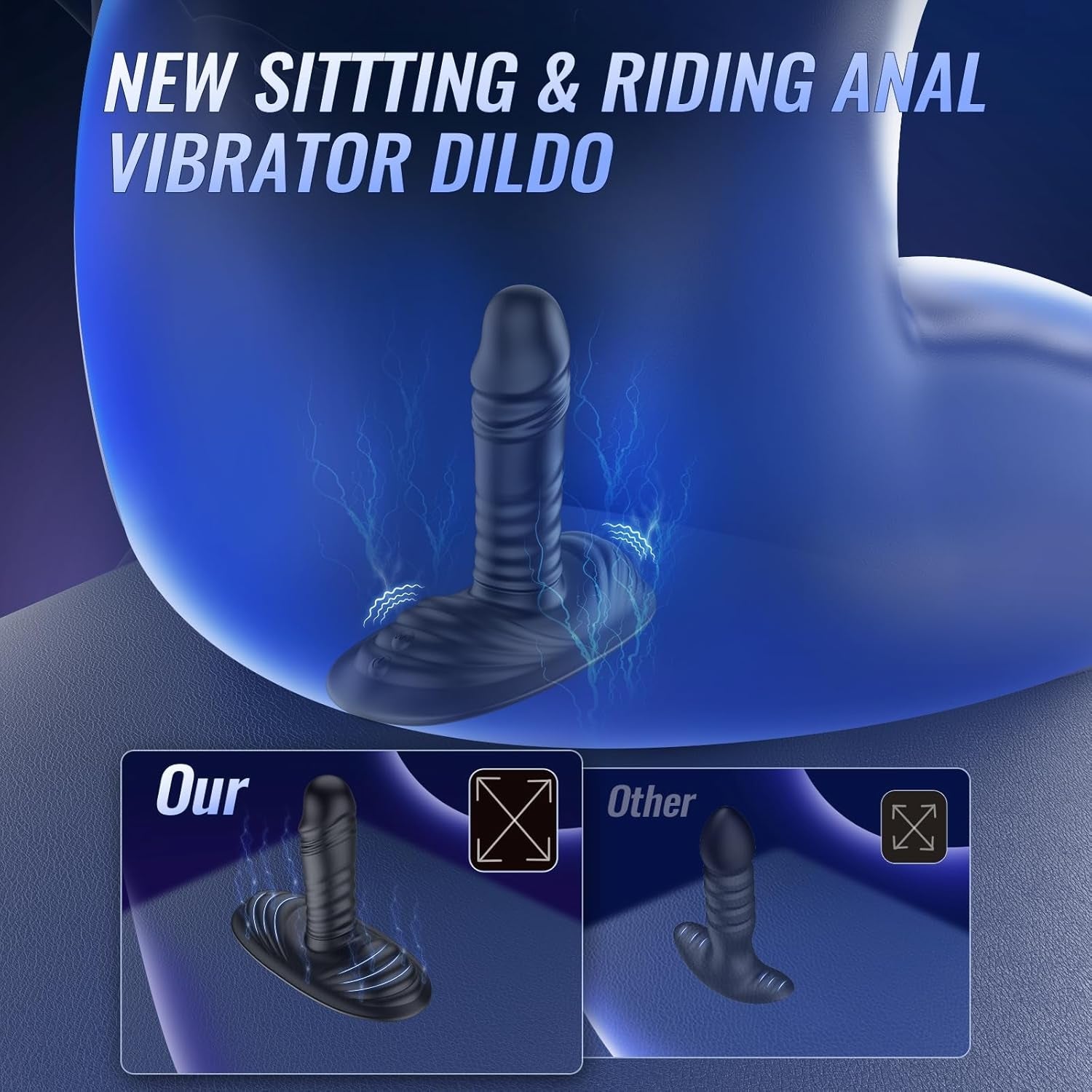CoreRide Prostate Massager Thrust Vibrator Ride Plug