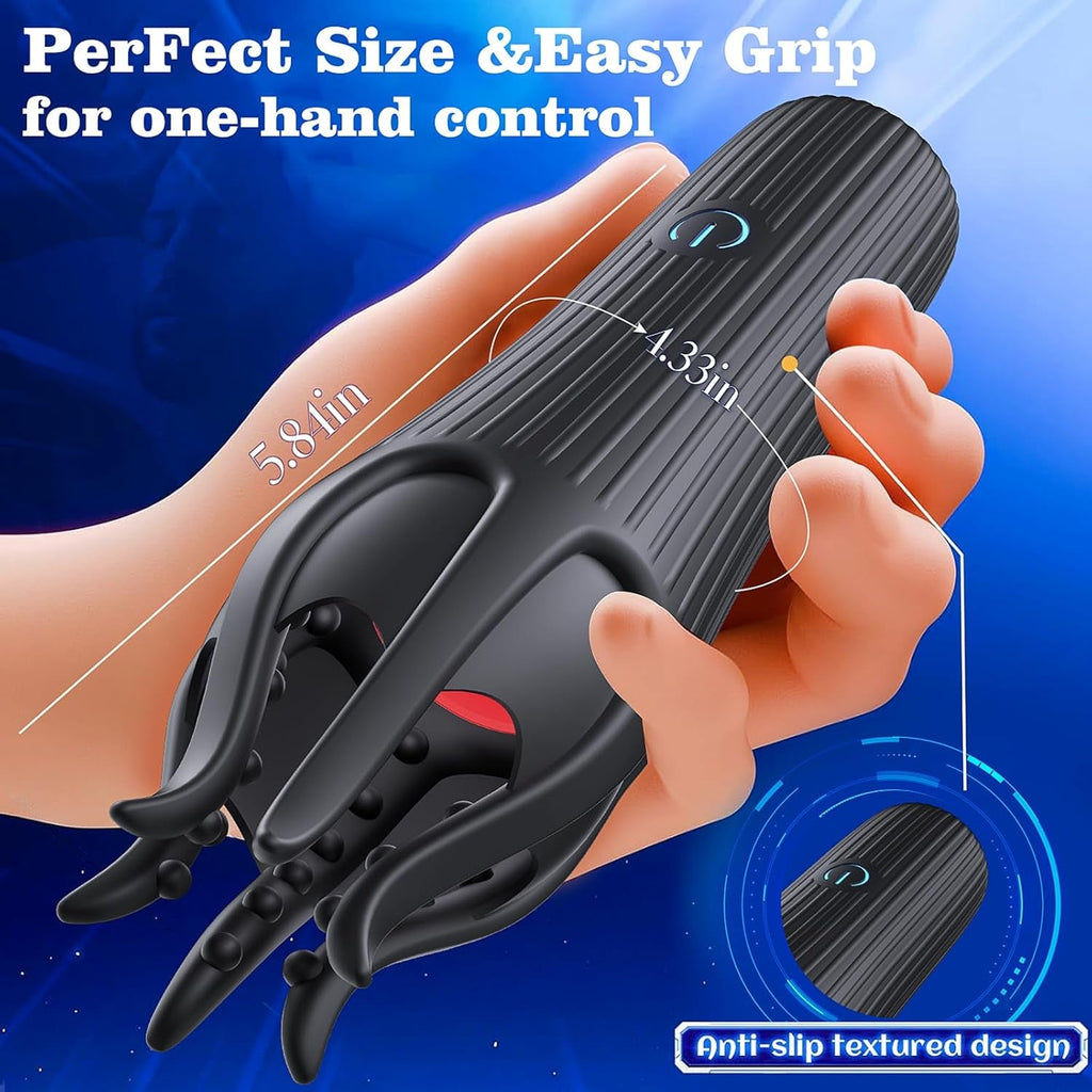 HexaTongue Tongue Vibrator Sleeve 10 Modes Trainer