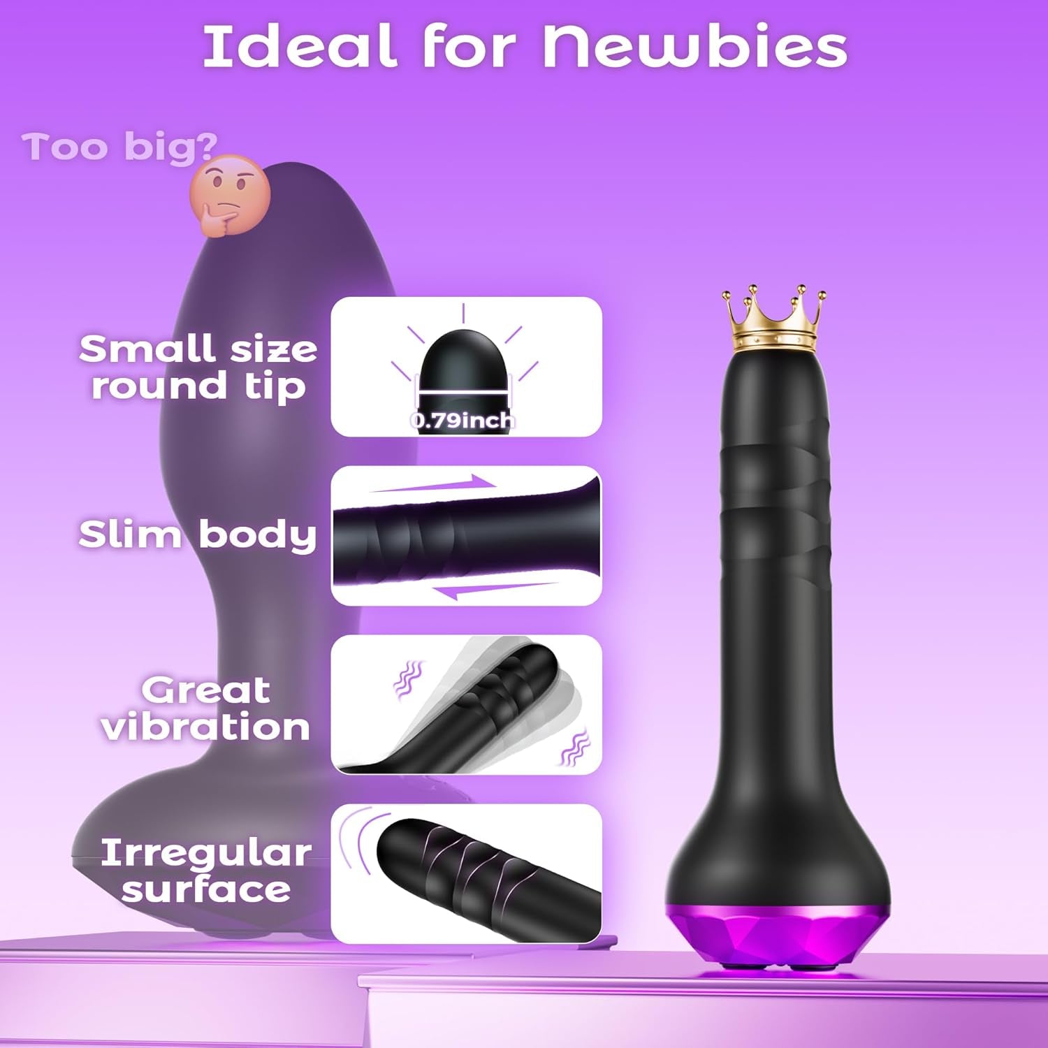 DualSpin Rotating Vibrating Prostate Massager