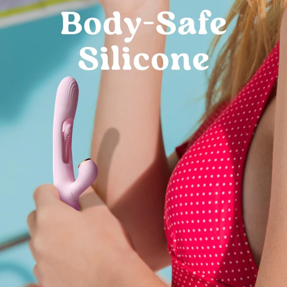 LuxeSuction Suction Rabbit Vibrator 3-in-1 Flapping 9 Modes