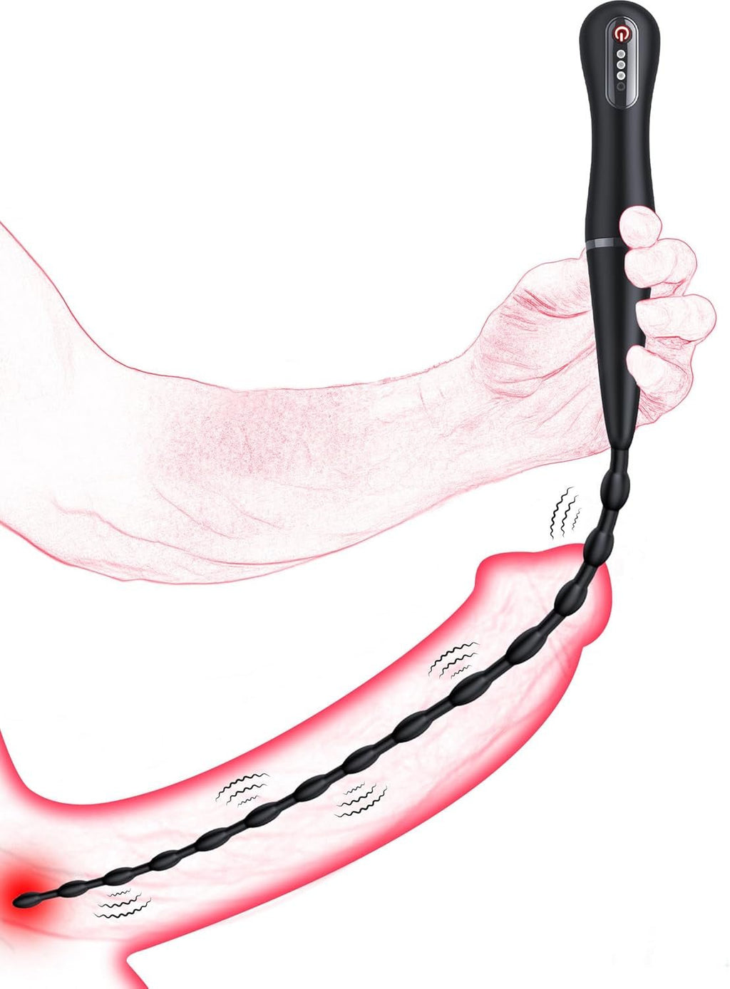 VantaRod Vibrating Urethral Sound Rod 10 Modes