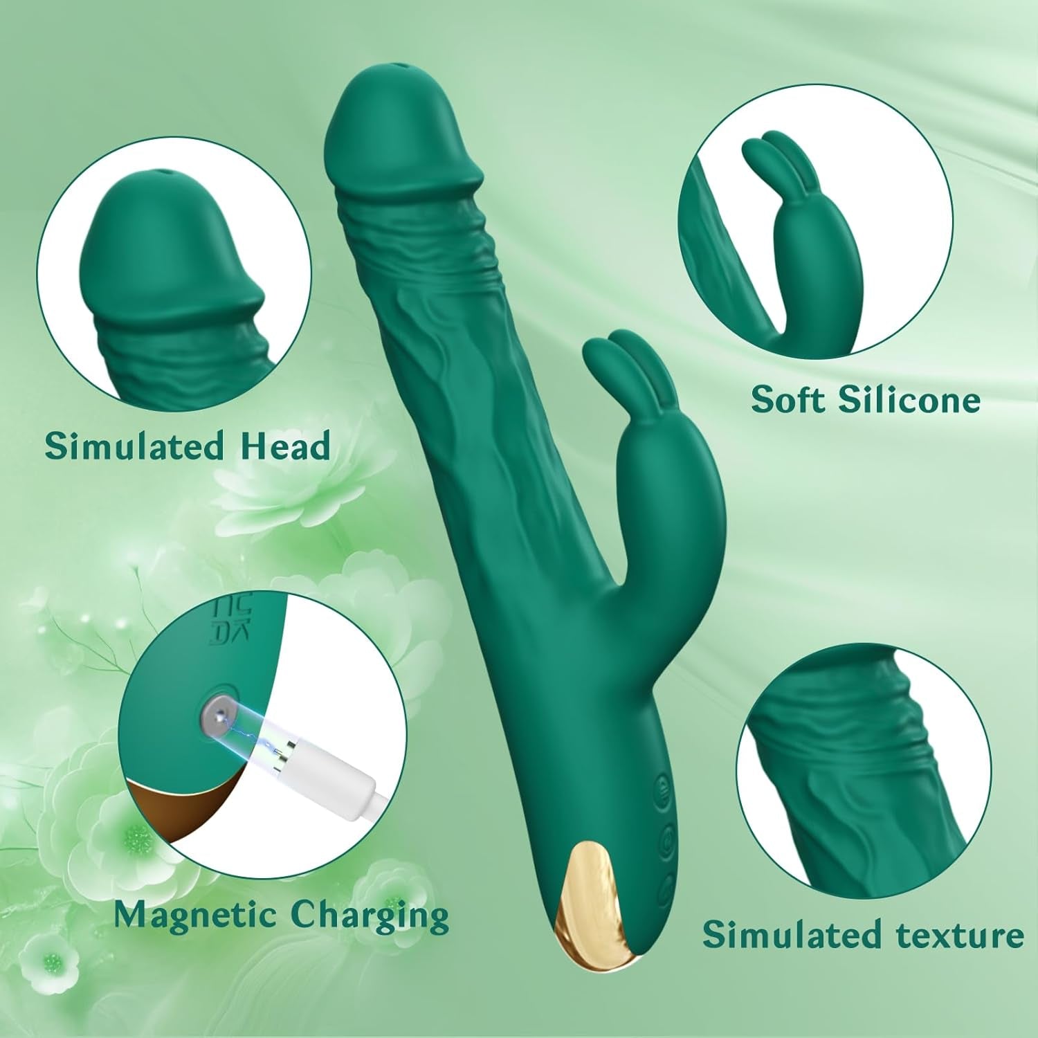 EonPulse Thrusting Rabbit Vibrator 5 Thrust 10 Modes