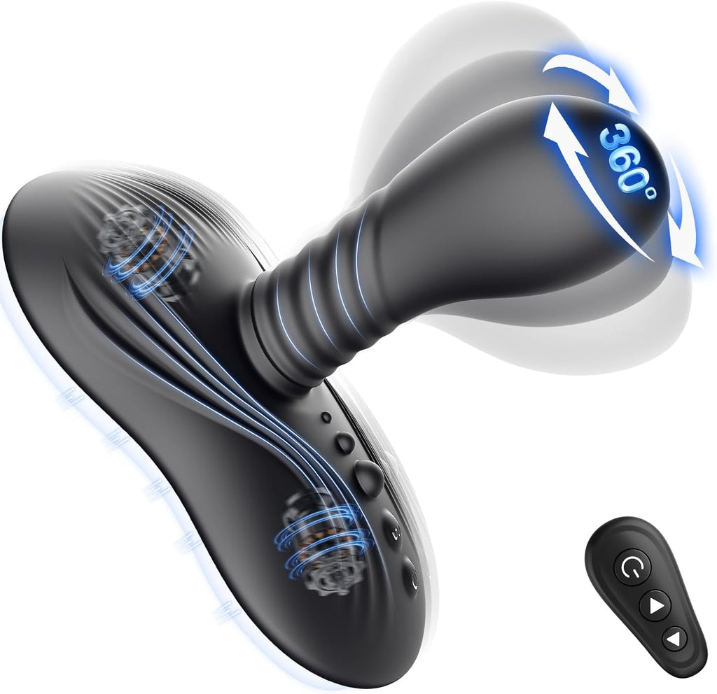 RotyX Prostate Massager Rotating Vibrator Ride Plug