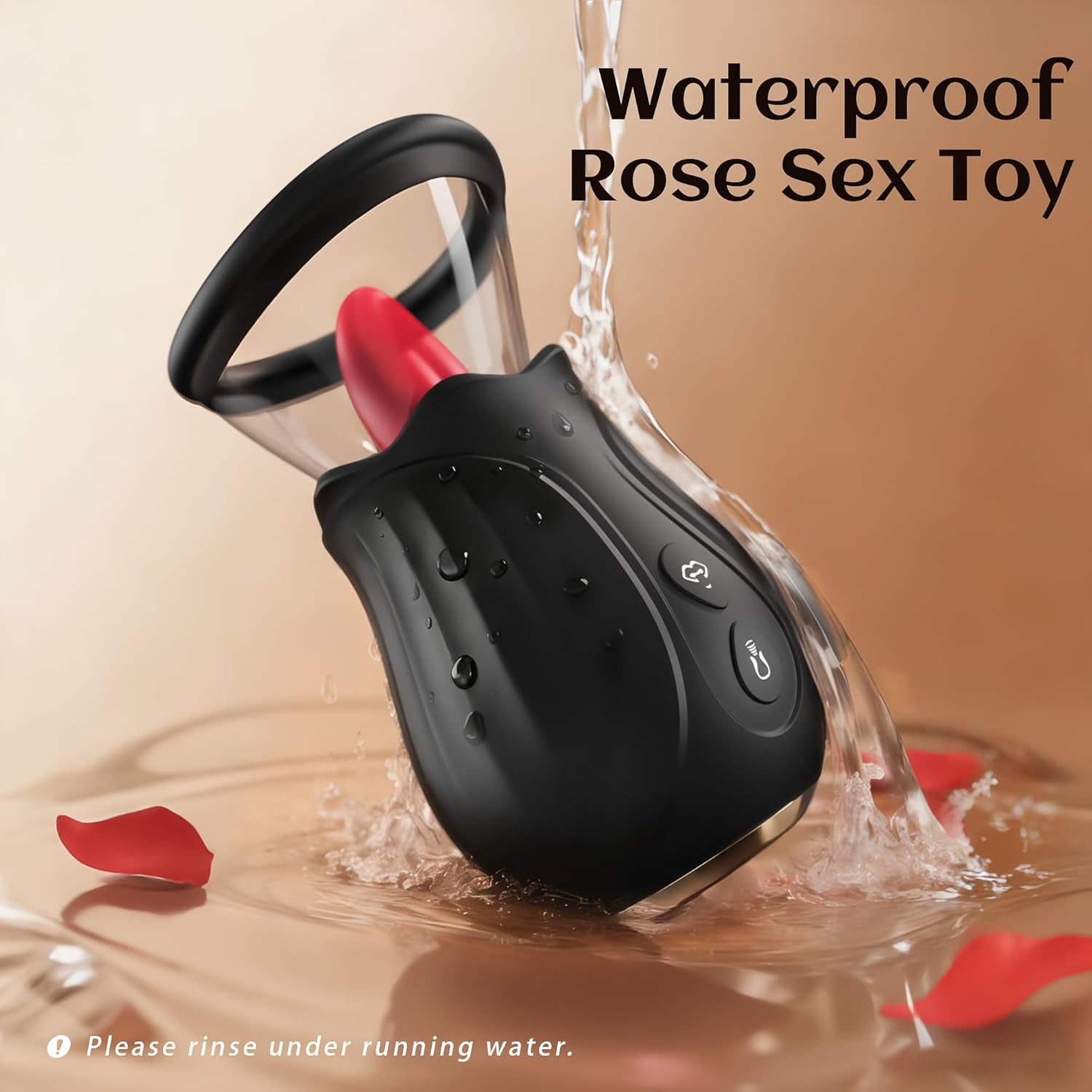 Rosynex AI Rose Vibrator Suction Licking App Control